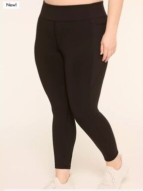 Lane Bryant Black LIVI High-Waist Leggings